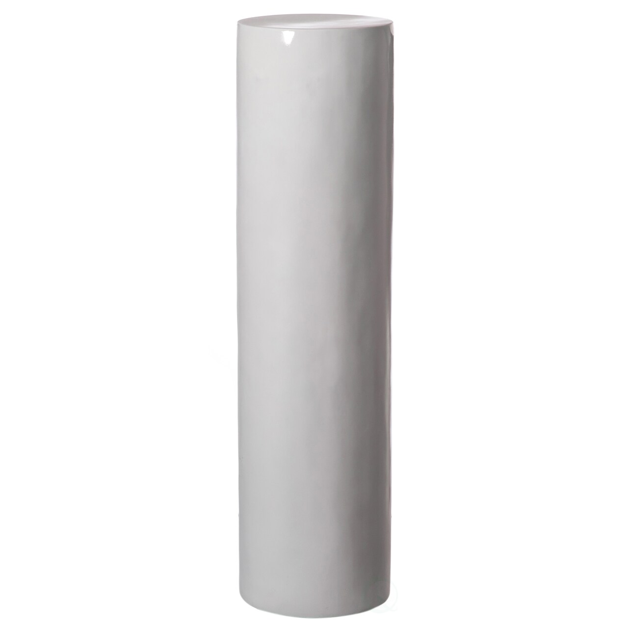 Contemporary Decorative Modern Fiberglass Pillar Column Flower Stand -Photography Props - Stylish Cylinder Shape Versatile Pedestal for Wedding, Living Room, or Dining Room Decor